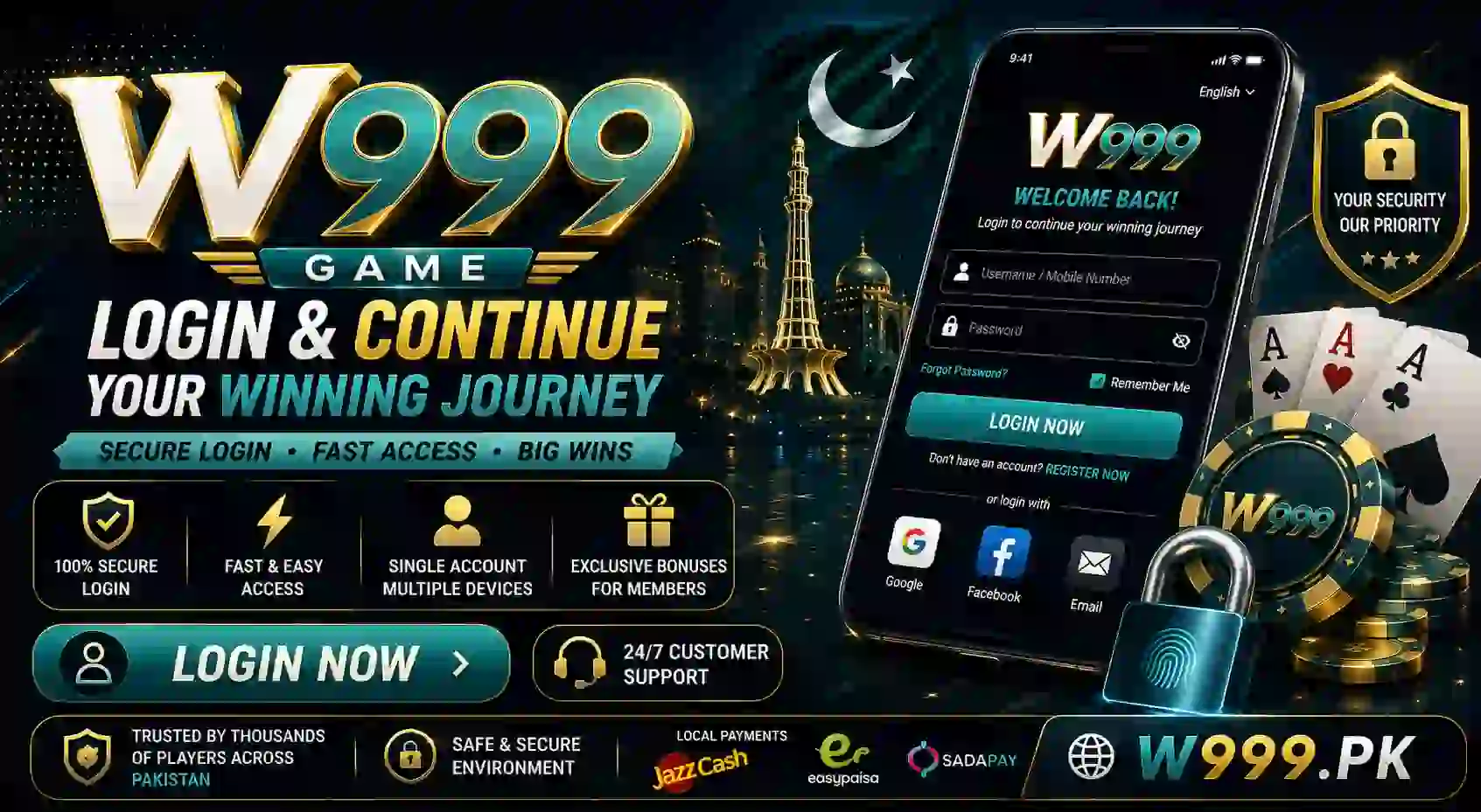 W999 Login